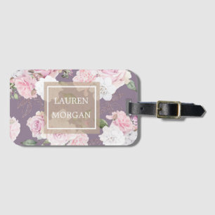 blommigten ro elegant bagagebricka