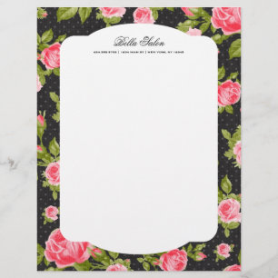 Blommigten Ro Gräns Elegant Chic Vintage
