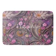 Blommigten ro Guld Daisy och Pansies Elegant