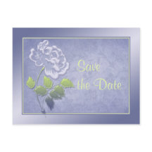 Blommigten Rök sidblått och Grönt Spara datum