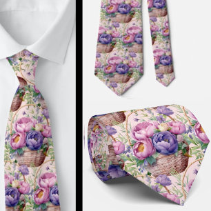 Blommigten Rosa Blue Lila Violwers Slips