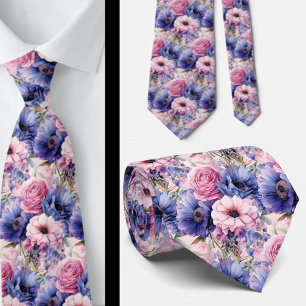 Blommigten Rosa Blue Lila Violwers Slips