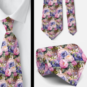 Blommigten Rosa Blue Lila Violwers Slips