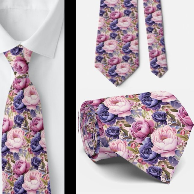 Blommigten  Rosa Blue Lila Violwers Slips (Skapare uppladdad)