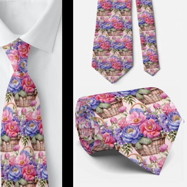 Blommigten  Rosa Blue Lila Violwers Slips (Skapare uppladdad)
