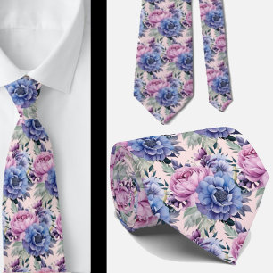 Blommigten  Rosa Blue Lila Violwers Slips