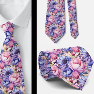 Blommigten Rosa Blue Lila Violwers Slips