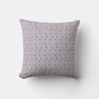 Blommigten rosa Daisy Flowers på Lavender Print Kudde