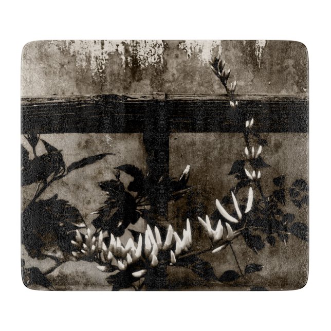 Blommigten Rustic Garden i Sepia (Framsidan)