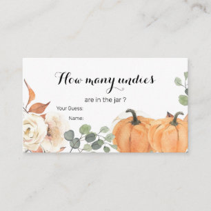Blommigten Rustic Pumpkin Boho vet hur många enhet Tilläggskort