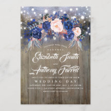 Blommigten Rustic String Ljus Bröllop