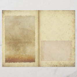 Blommigten Rustic Vintage Parchment Stil Journal P