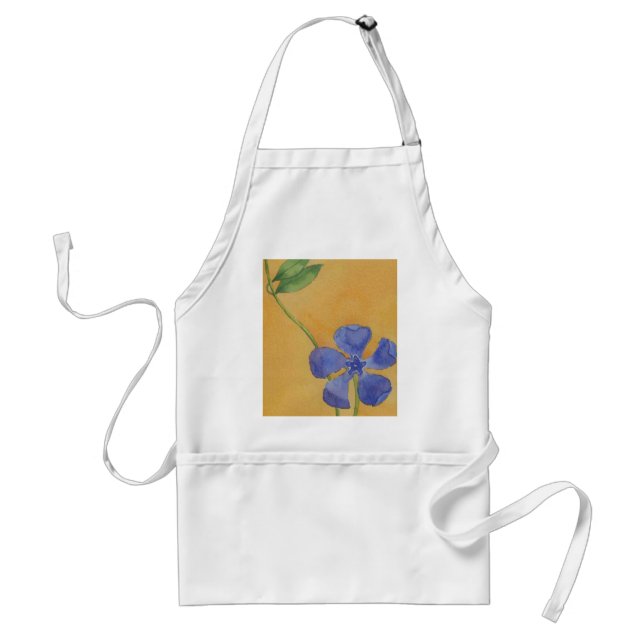 blommigten "Simply Vinca" Apron Förkläde (Framsidan)