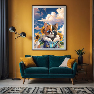 Blommigten Solrosbra solrosbra solrosduber av insp Poster