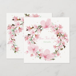 Blommigten Spara datum Datumet