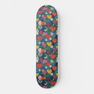 Blommigten Spelande hörn Mini Skateboard Bräda 18,5 Cm