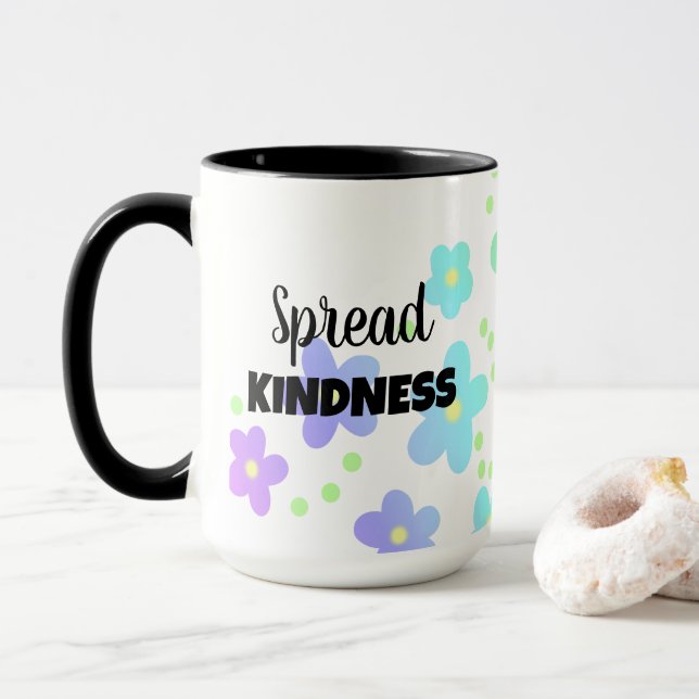 Blommigten Spread Kindness Mugg (Med munk)