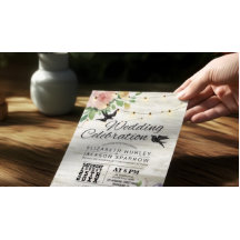 Blommigten Strängljus för vit  från bröllop Firand