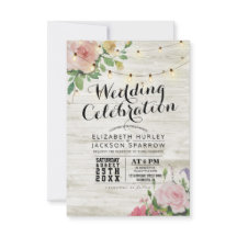 Blommigten Strängljus för vit  från bröllop Firand