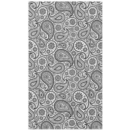Blommigten Svartvitt Vintage Paisley