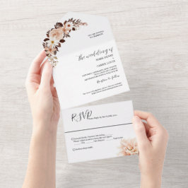 Blommigten Terracotta Bröllop