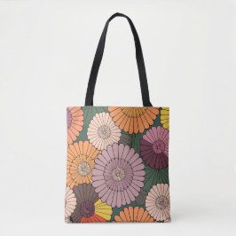 blommigten Tote Bag Tygkasse