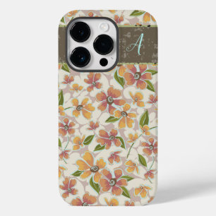 Blommigten Tropical Retro i monogrammet