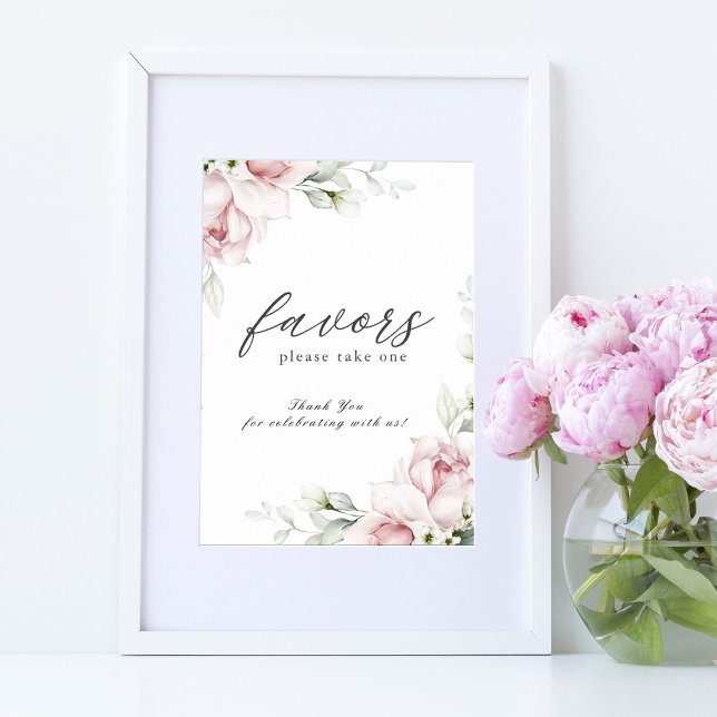 Blommigten Underteckna Bröllop | Romantiskt Ro-tec Poster (Skapare uppladdad)