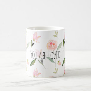 Blommigten Vackerfärg Kaffemugg