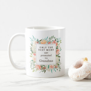 Blommigten vår och Persikofärgad Grandma Kaffemugg