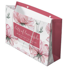 Blommigten Vattenfärg Sympathy Gift Bag