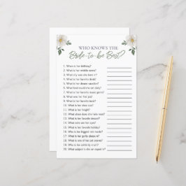 Blommigten "Vem känner till Möhippan Bride"