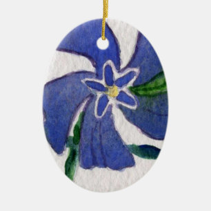 blommigten ’Vinca Vine’ Ornament