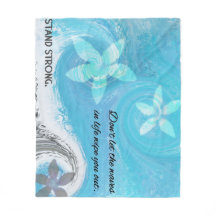 Blommigten vinkar med citationstecken