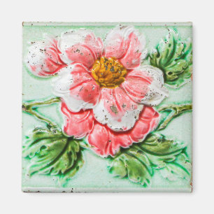 Blommigten vintage Ro Magnet