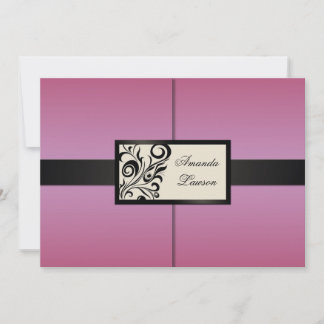 Blommigten virvlar runt inbjudan