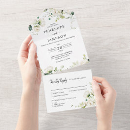 Blommigten Vitelfenben Cream Ro Botaniska Bröllop