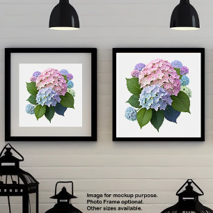 Blommigten Wall Art Botanical Hydrangeas Poster
