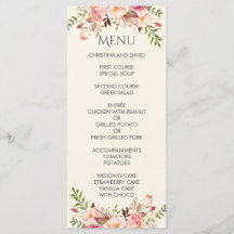 Blommigten Watercolor Boho Romantic Modern Bröllop