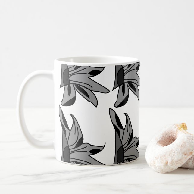 Blommigten Wildblomblomma Kaffemugg (Med munk)