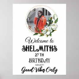 Blommigtens andningsfödelsedag poster