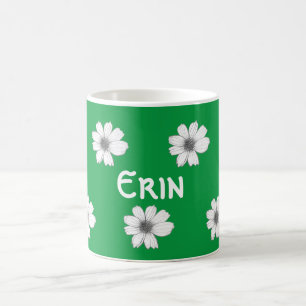 Blommigtens anpassade namn på irländsk Grönt Kaffemugg