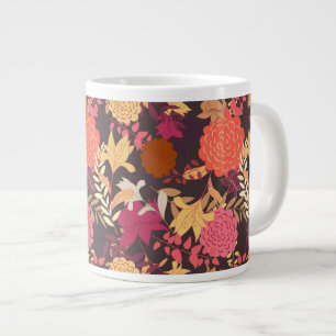 Blommigtens bakgrund 2 jumbo mugg