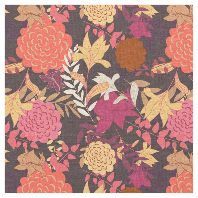 Blommigtens bakgrund 2 tyg (Närbild)