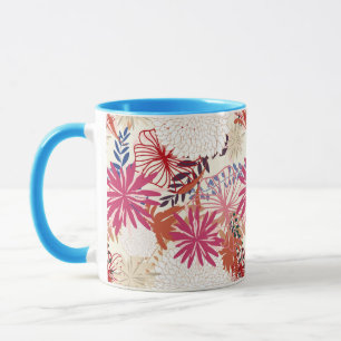 Blommigtens bakgrund 3 mugg