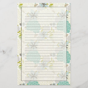 Blommigtens bakgrund brevpapper