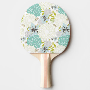 Blommigtens bakgrund pingisracket