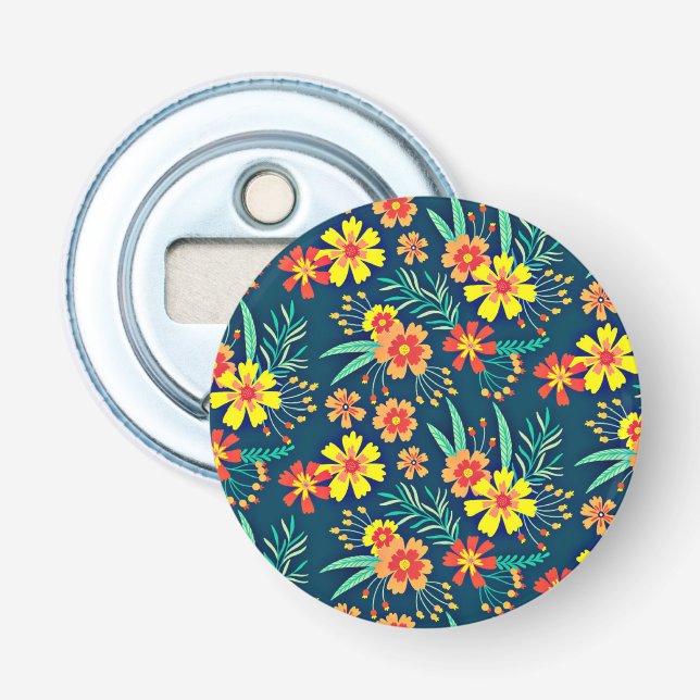 Blommigtens bakgrund - vacker design-46566 flasköppnare (Framsidan)