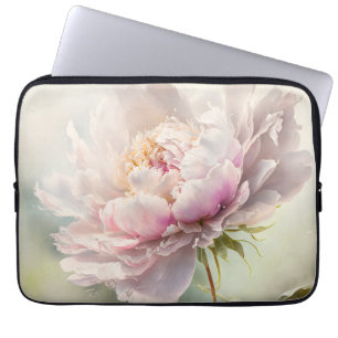 . Blommigtens bakgrund. Vår blommar. Laptop Fodral