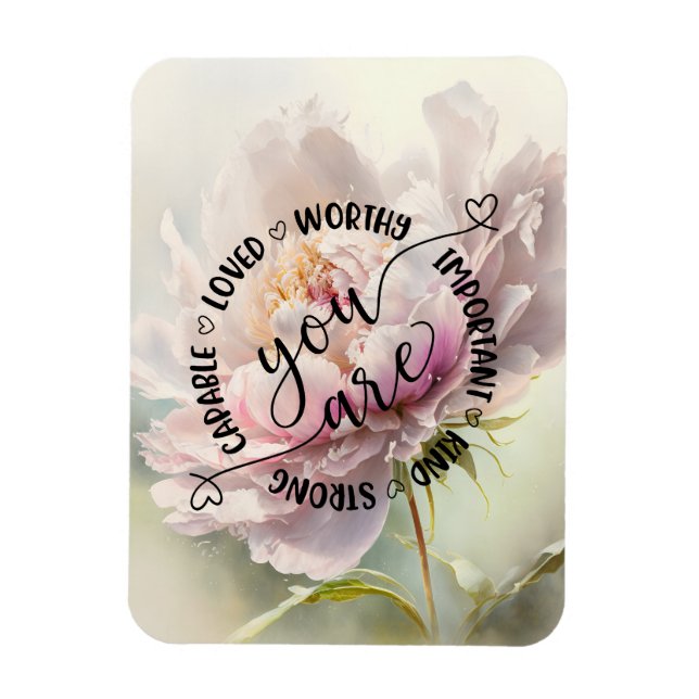 Blommigtens bakgrund. Vår blommar Magnet (Vertikal)